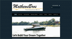 Desktop Screenshot of mathewsboats.com